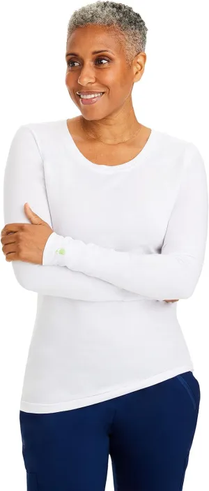 Healing Hands Women's Underscrub Soft Knit Melissa Longsleeve Scrub Tee with Breathable & Easy Care Fabric 5047