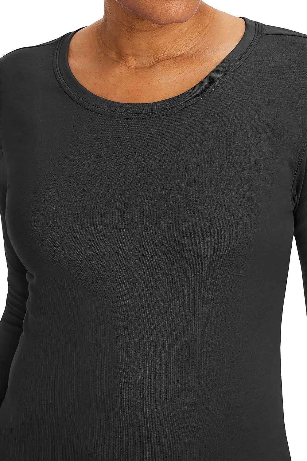 Healing Hands Women's Underscrub Soft Knit Melissa Longsleeve Scrub Tee with Breathable & Easy Care Fabric 5047