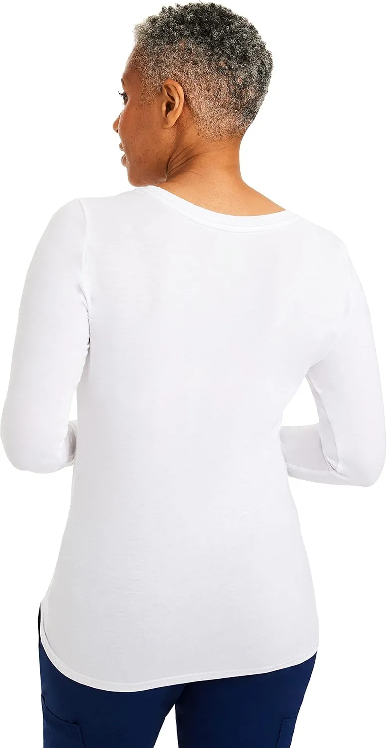Healing Hands Women's Underscrub Soft Knit Melissa Longsleeve Scrub Tee with Breathable & Easy Care Fabric 5047