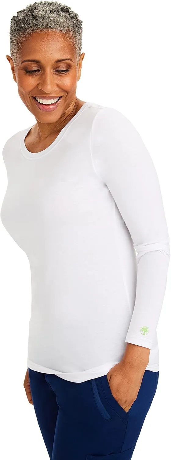 Healing Hands Women's Underscrub Soft Knit Melissa Longsleeve Scrub Tee with Breathable & Easy Care Fabric 5047