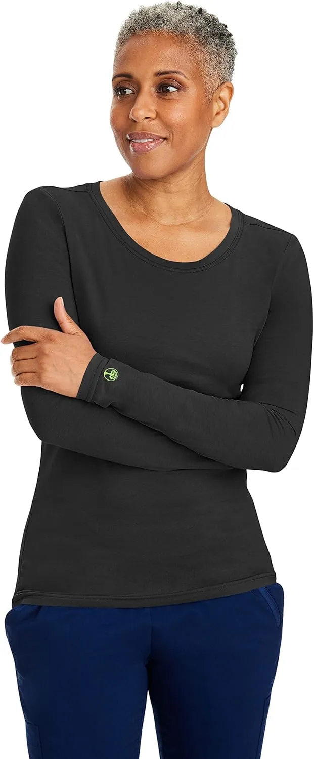 Healing Hands Women's Underscrub Soft Knit Melissa Longsleeve Scrub Tee with Breathable & Easy Care Fabric 5047