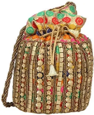 Indian Bag For Women - Potli Bag For Jewelry & Return Gifts
