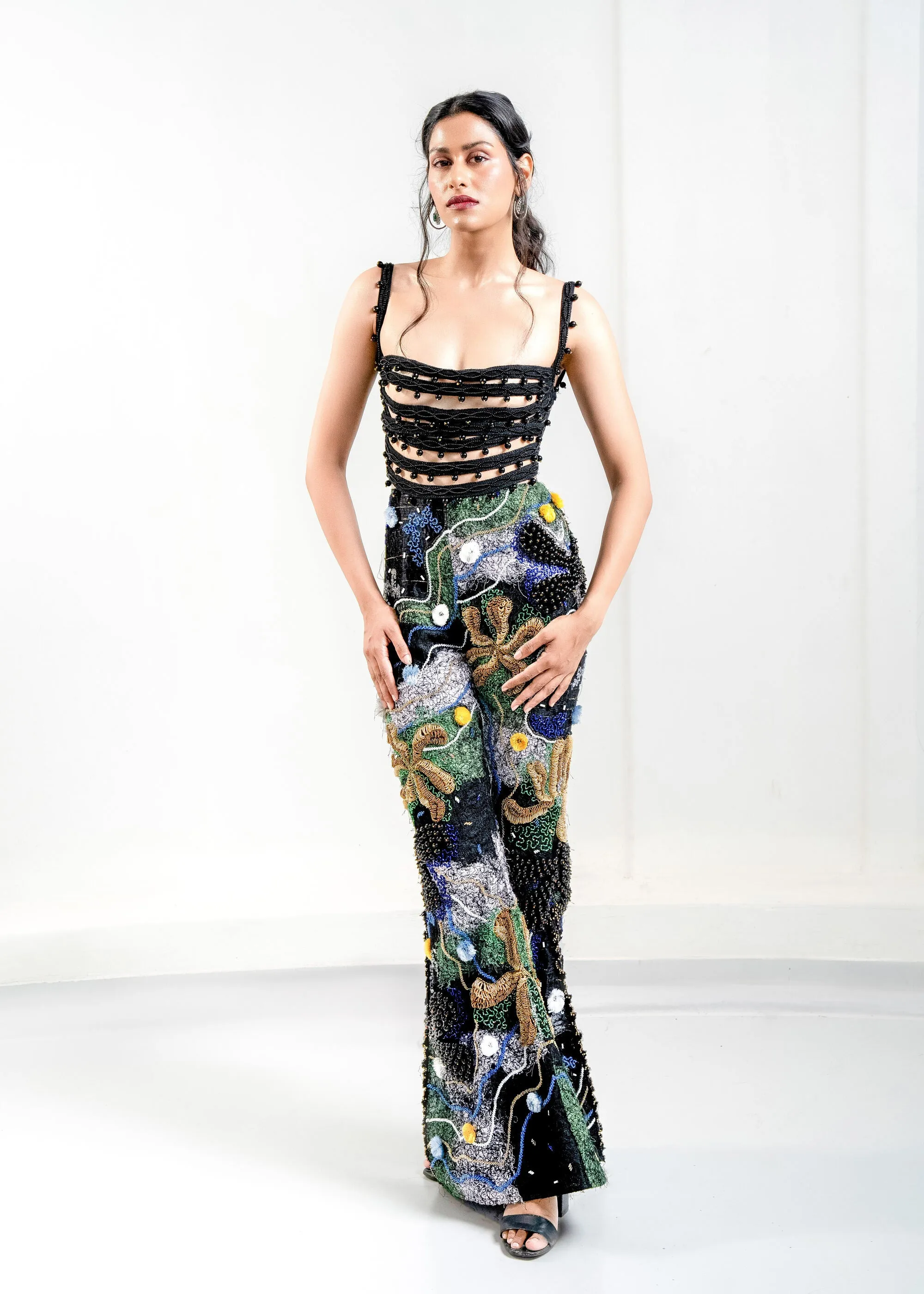 Inkly Jardin Cord Jumpsuit