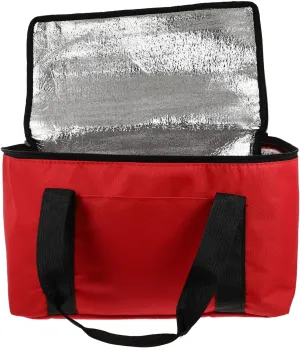 Insulated Food Cooler Bag Portable Storage Tote Compact Picnic Insulation Bag for Outdoor Use for Takeout Fresh Food Transport
