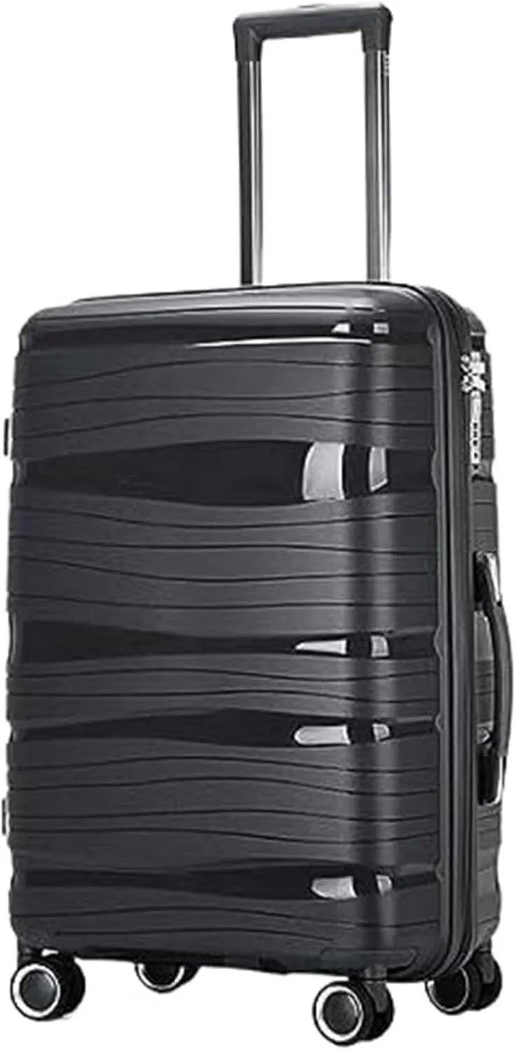 IRYZE Lightweight Suitcase Travel Suitcase With Spinner Wheels,Lightweight Ergonomic Handles, Traveling Suitcases Carry on Luggage (Color : B, Size : 28in)