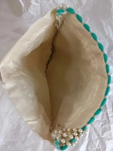 KUMKUM FASHIONS Indian Handmade Women's Embroidered Clutch Purse Potli Bag Pouch Drawstring Bag Wedding Favor Return Gifts