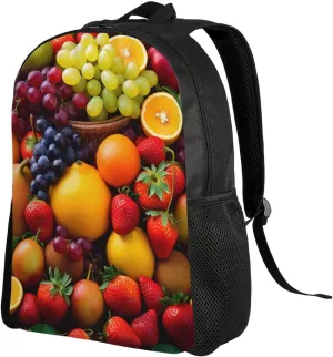 Laptop Backpack Carry On Travel Backpack Fresh Fruits Computer Bag Casual Daypack for Men Women