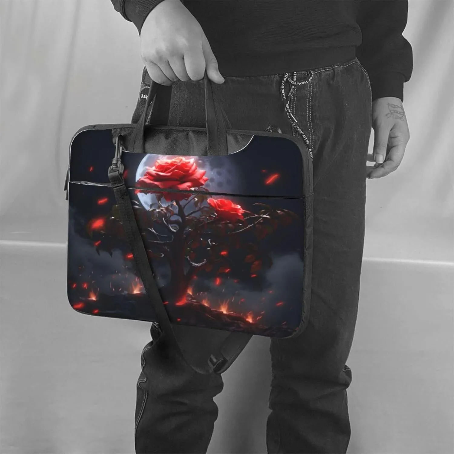 Laptop Bag Fresh Daisy Flowers Laptop Tote Bag Women Men Laptop Sleeve Case Lightweight Computer Bag Briefcase