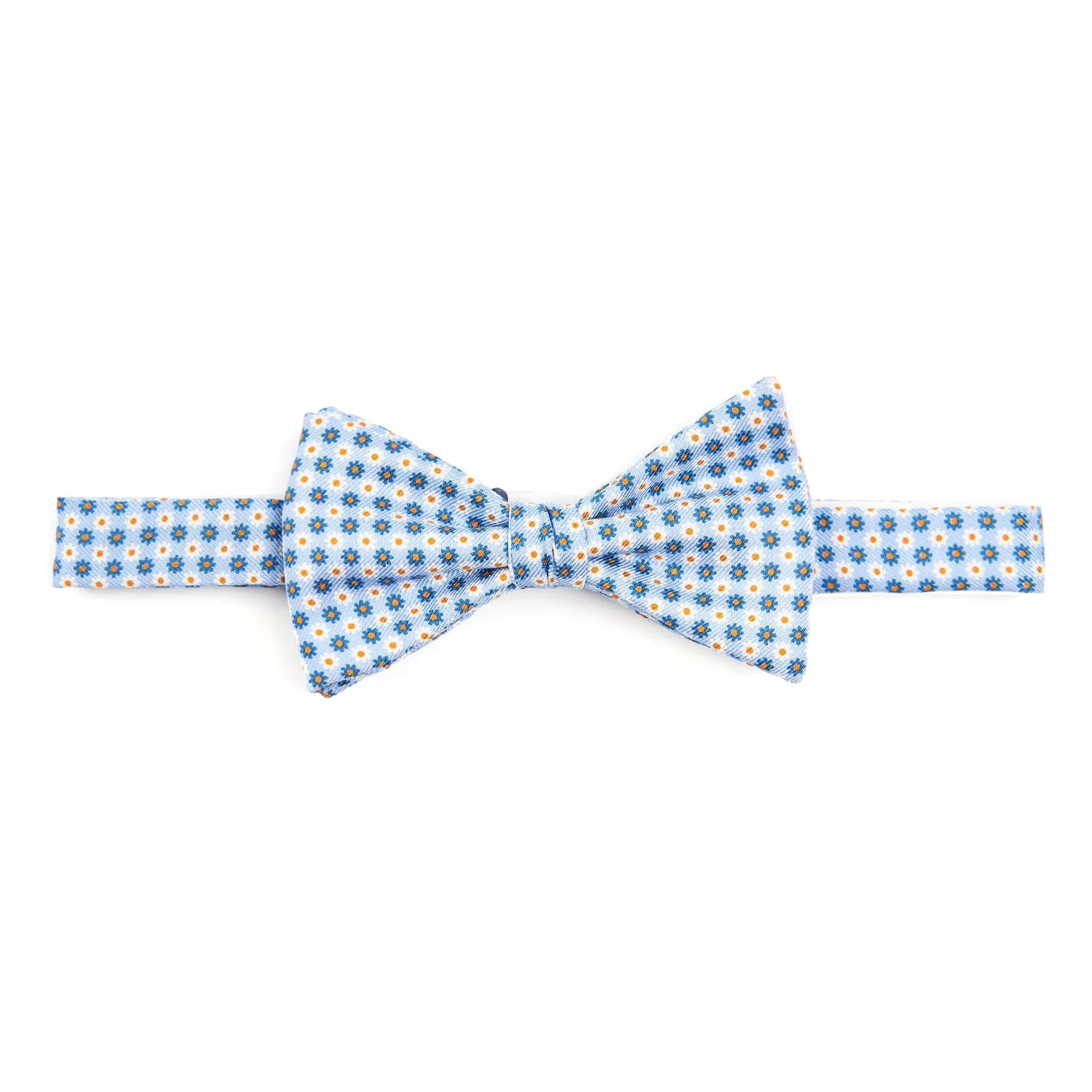 LIGHT BLUE PRE-KNOTTED SILK BOWTIE