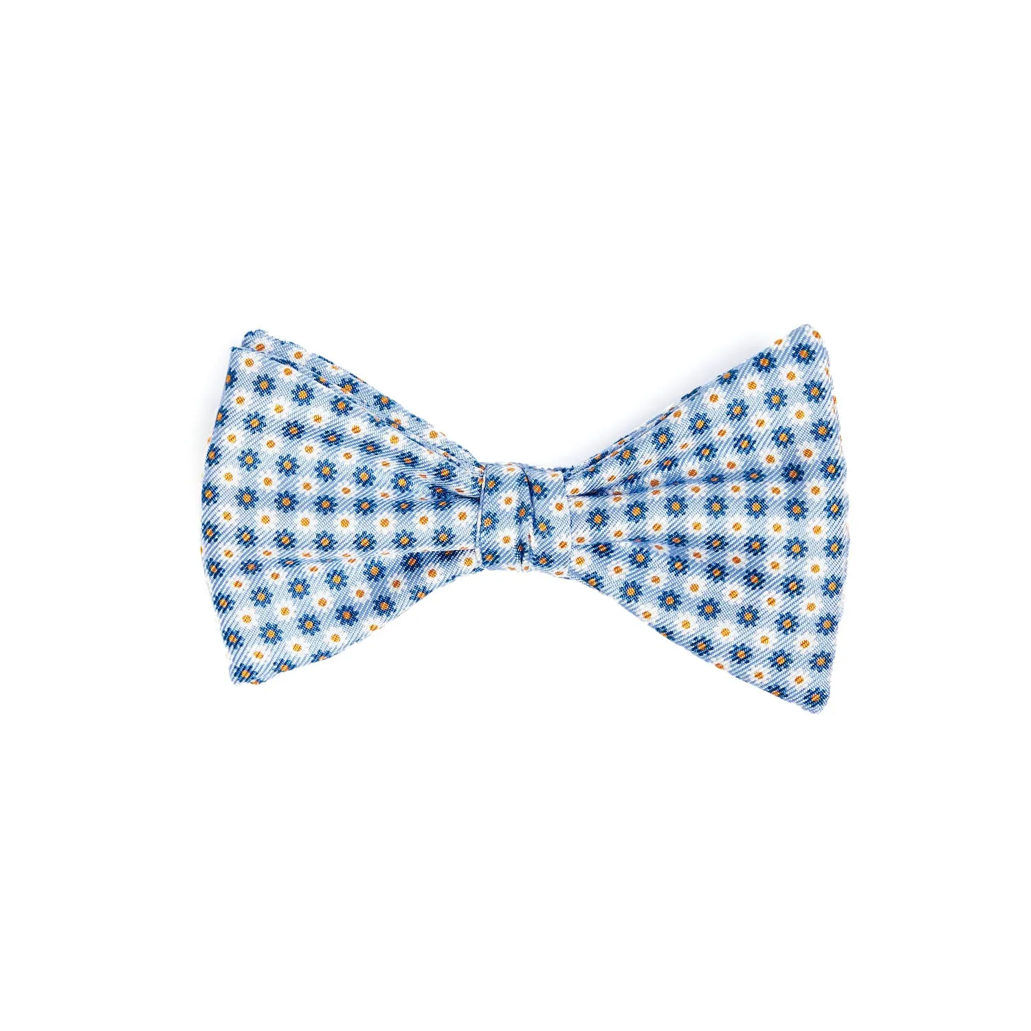 LIGHT BLUE PRE-KNOTTED SILK BOWTIE