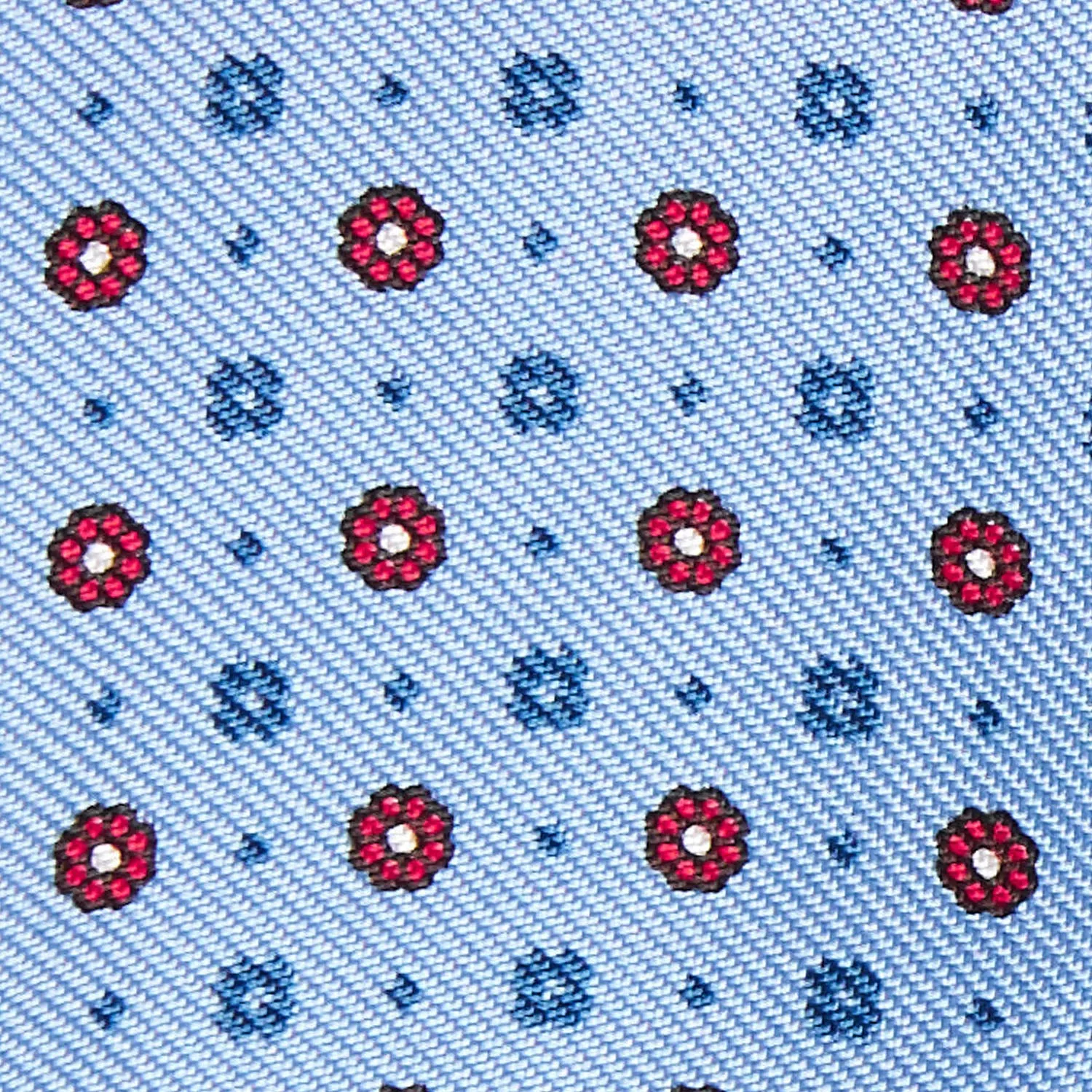 LIGHT BLUE SILK BOWTIE TO SELF-TIE