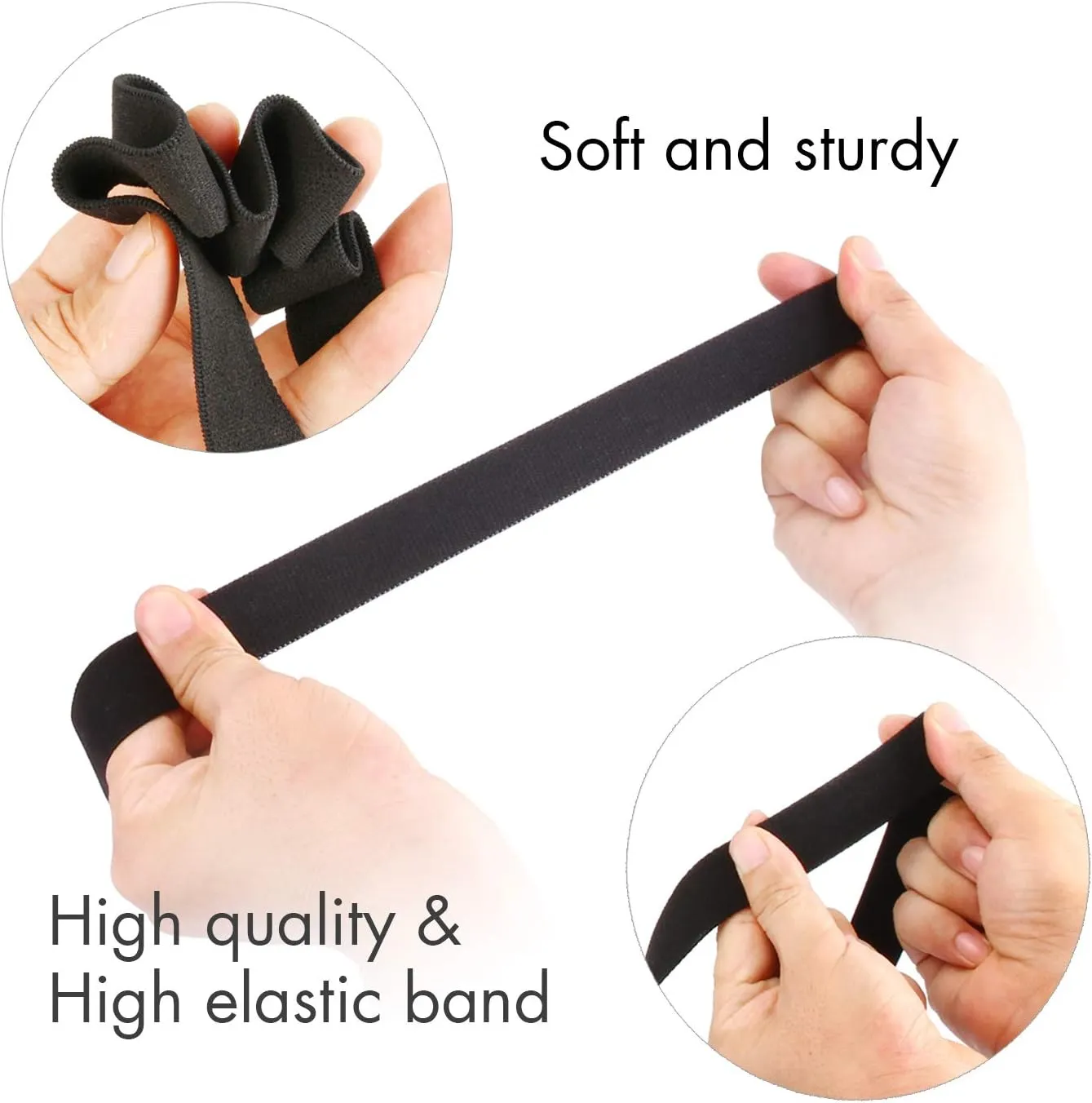 Luggage Straps Bag Bungees for Add a Bag Easy to Travel Suitcase Elastic Strap Belt (Black) 