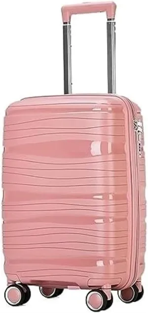 Luggage Suitcase with Spinner Wheels,Lightweight Ergonomic Handles, Traveling Suitcases Trolley Suitcase (Color : F, Size : 24inch)