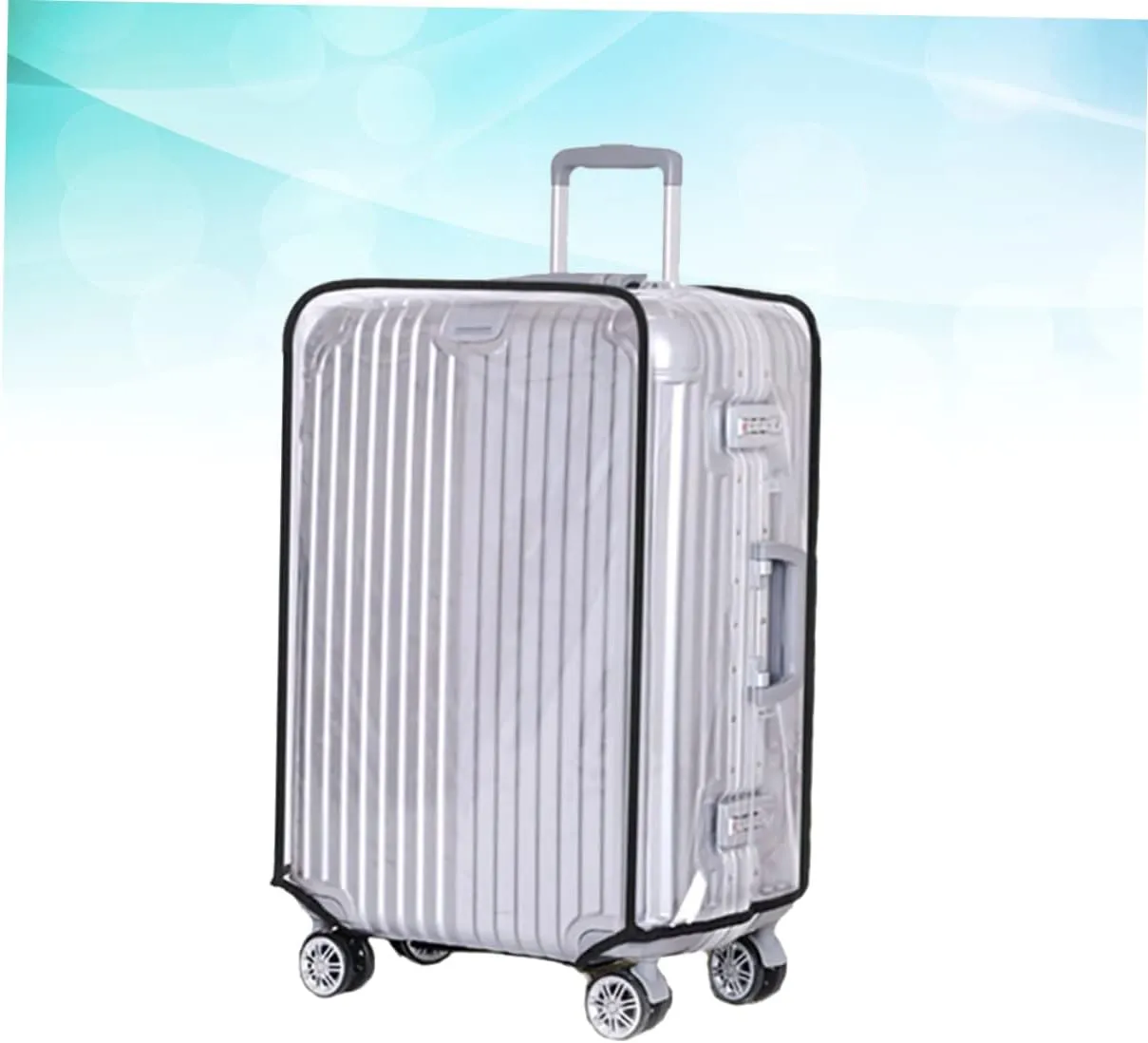 Luggage Wheel Protection Cover Suitcase Cover Handle Access Luggage Protector Easy Installation Adhesive Tape 20 Inches