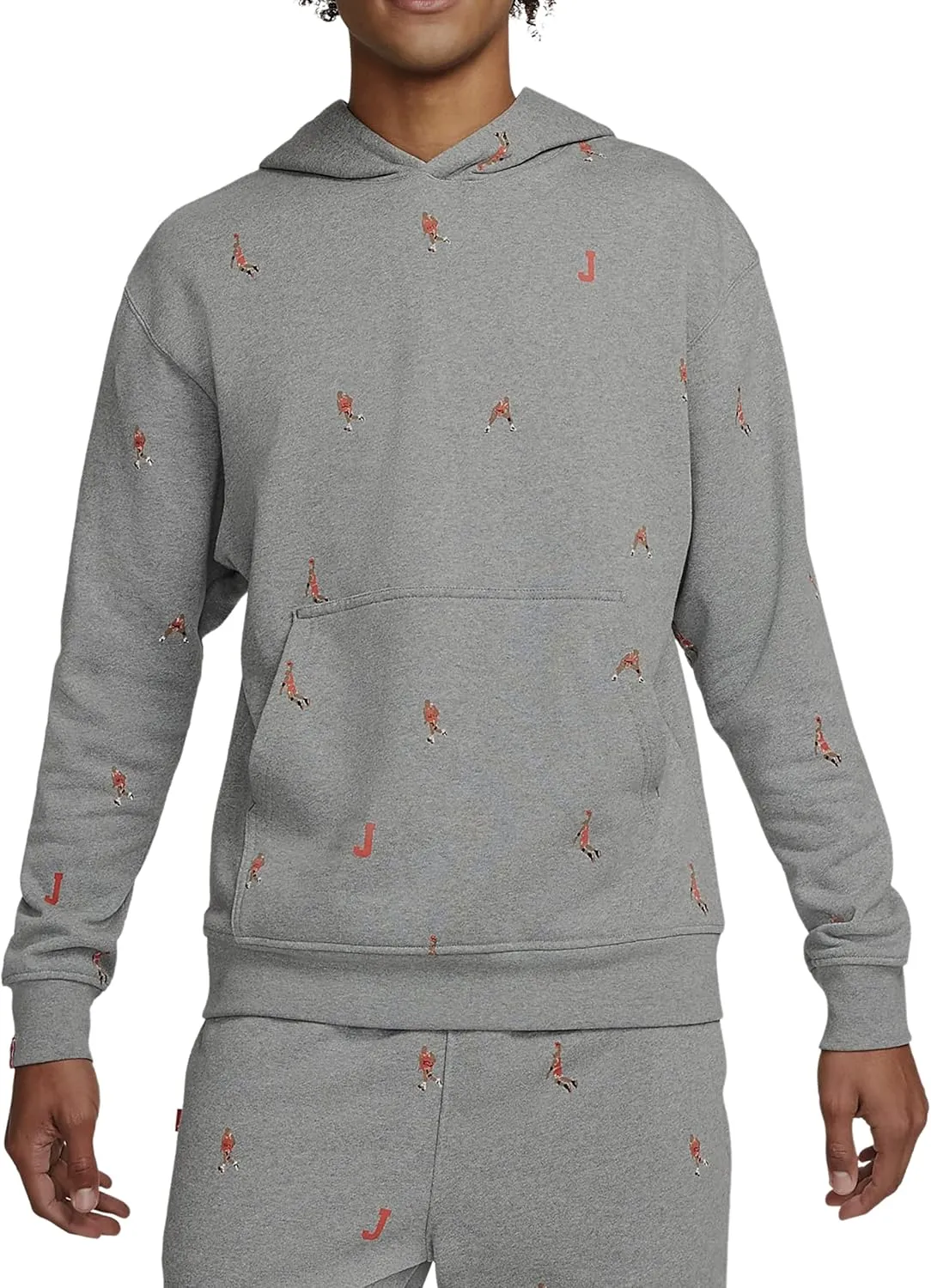Men's Essentials Fleece Pullover Hoodie Hooded Jacket