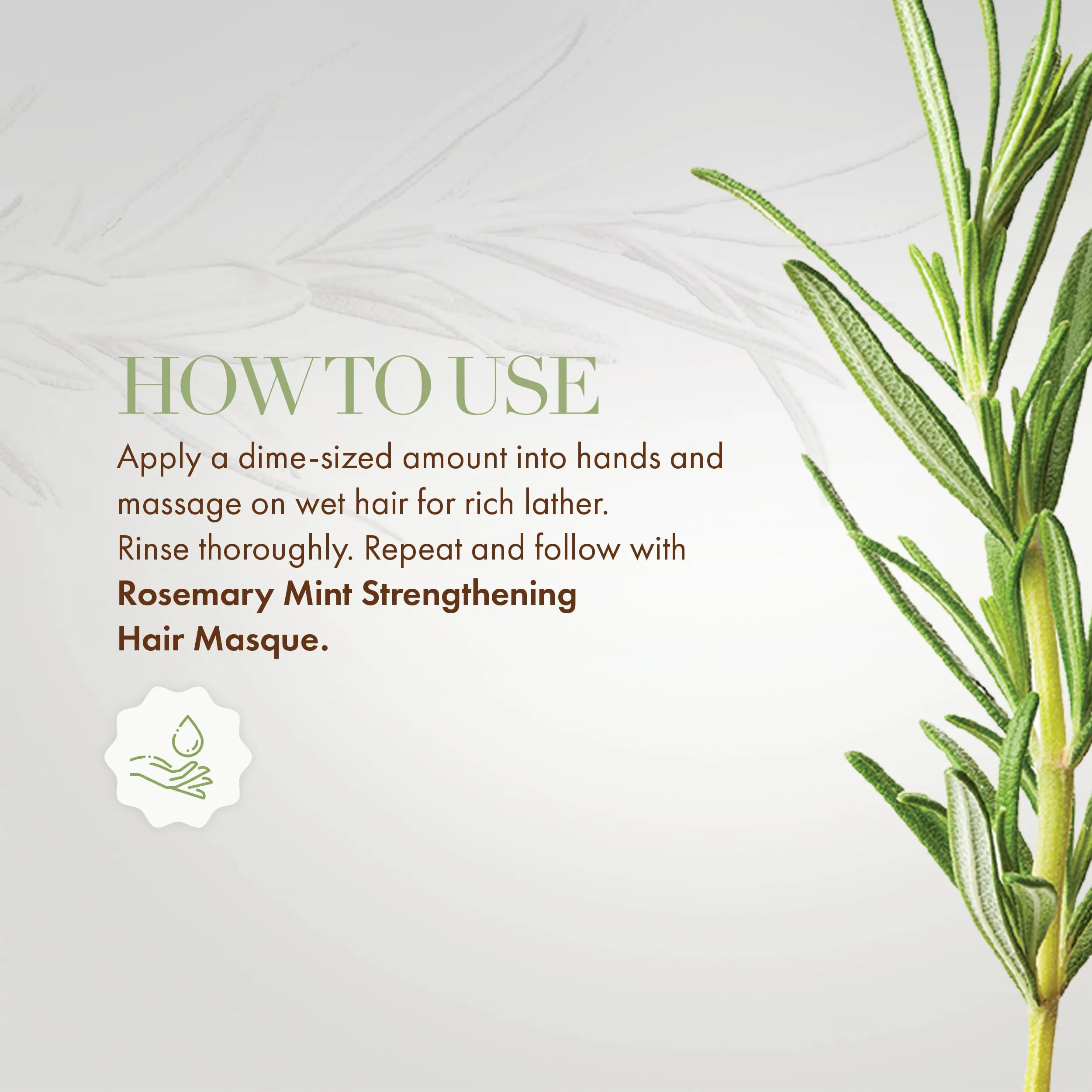 Mielle Organics Rosemary Mint Strengthening Hair Oil and Shampoo