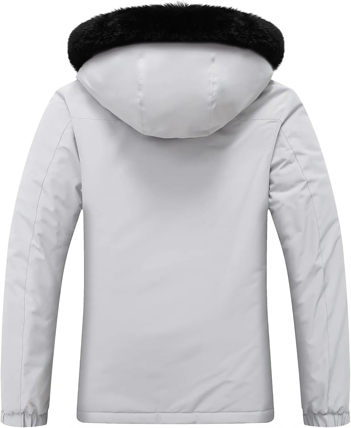 MOERDENG Women's Ski Jacket Waterproof Warm Winter Coat Hooded Snowboarding Jacket Versatile for Hiking & Winter Activities
