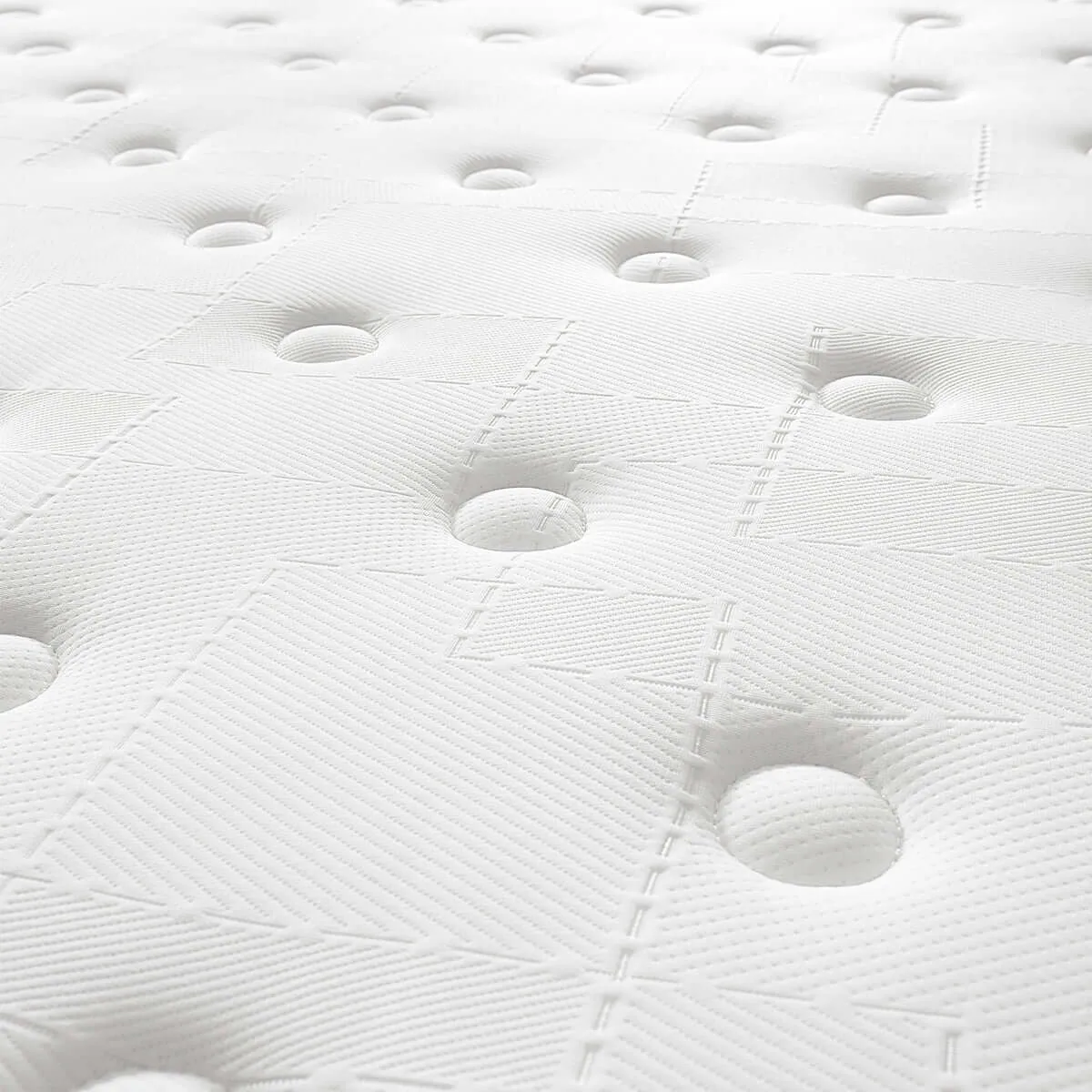 Organic Solid Wood Bed with Mattress Set