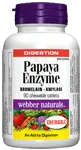 Papaya Enzymes, with Bromelain & Amylase, 90 chewable tablets