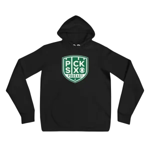 Pick Six Podcast Logo Adult Fleece Hooded Sweatshirt