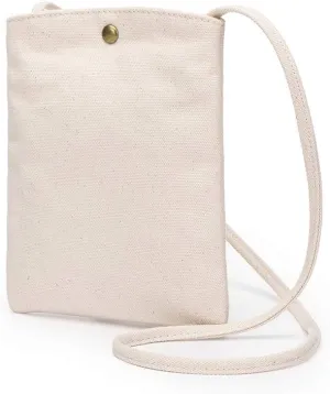 Pure Nylon Mobile Phone Bag Mini Cloth Bag ins Style Japanese Simple and Versatile Messenger Small Square Bag