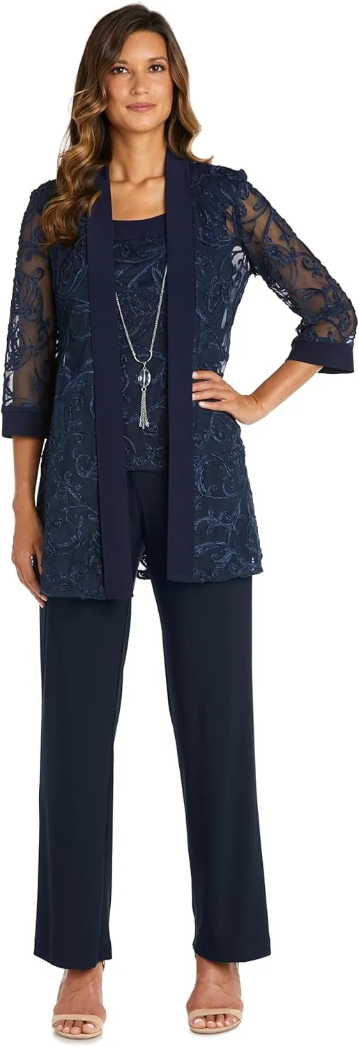 R&M Richards Women's Evening Grace Soutache Set