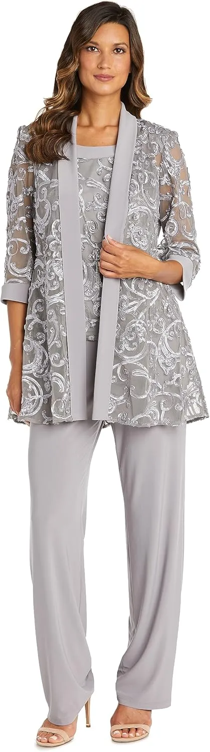 R&M Richards Women's Evening Grace Soutache Set