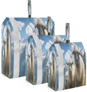Sheep Mountains Packing Cubes for Travel 3 Set Large Packing Cubes Luggage Cubes for Easy Packing