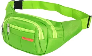 Shoulder Bag Unisex Travel Waist Pouch for Men and Women - Versatile Phone and Money Belt Bag(Green)
