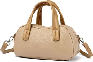 Small Vegan Leather Top Handle Purse for Women - Versatile Satchel Handbag, Crossbody Tote Bag, and Shoulder Bag