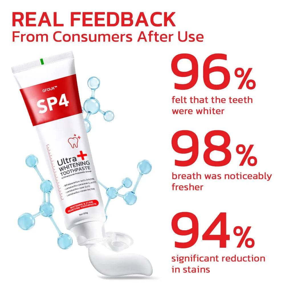 SP-4 Probiotic Intensive Teeth  Whitening Toothpaste    4.9/5 Reviews