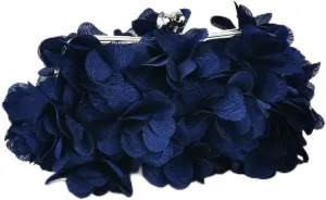 Sweet Fresh Petal Bag Women's Handbag Three-Dimensional Flower Crossbody Shoulder Bag Dress Garment Bag Hanfu Clutch Bag Wallet(Onecolor)