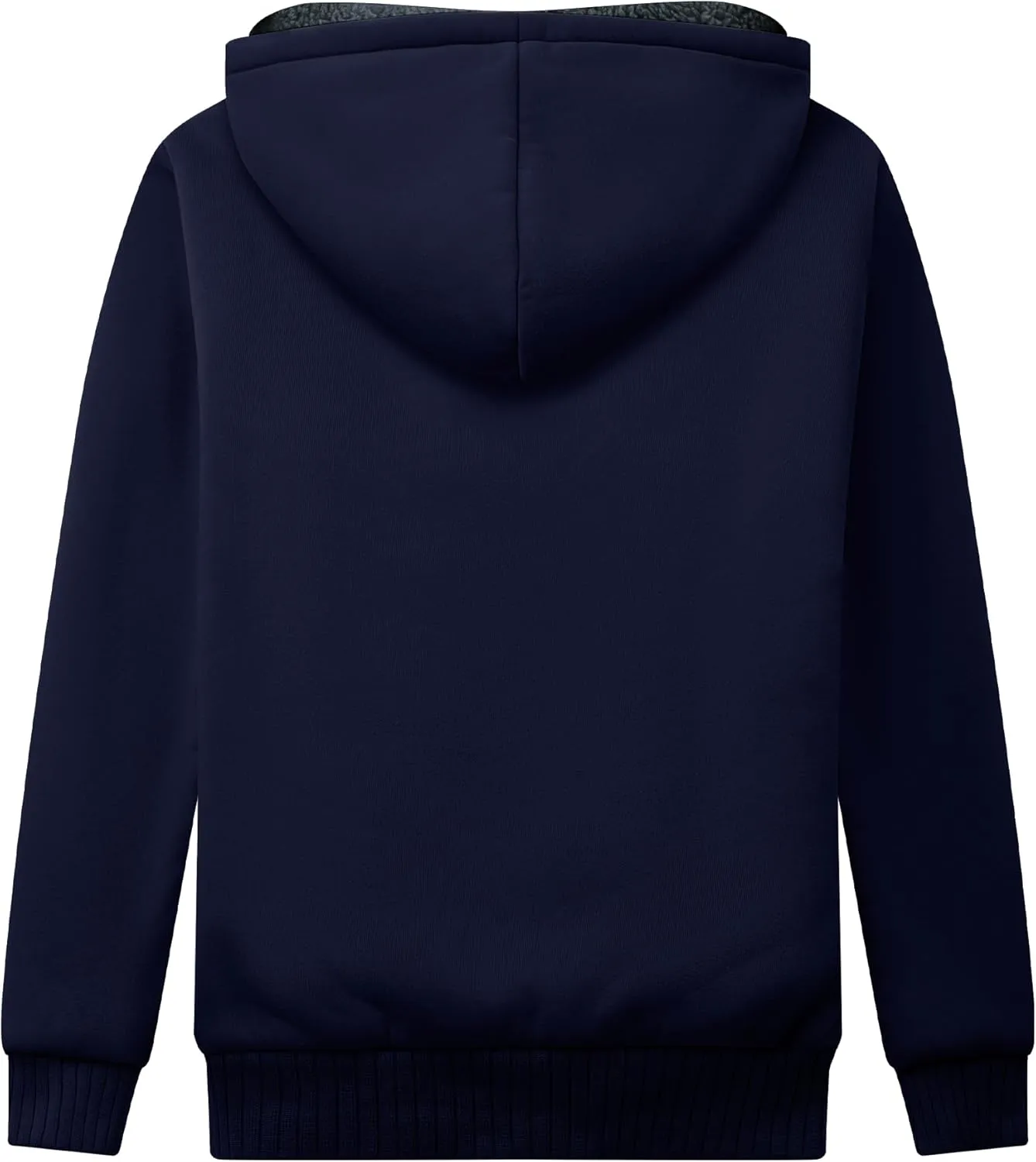 SWISSWELL Kids Fleece Hoodie Full Zip Hooded Sweatshirt Long Sleeve Cozy Jacket for Boys and Girls 6-15 Years Old