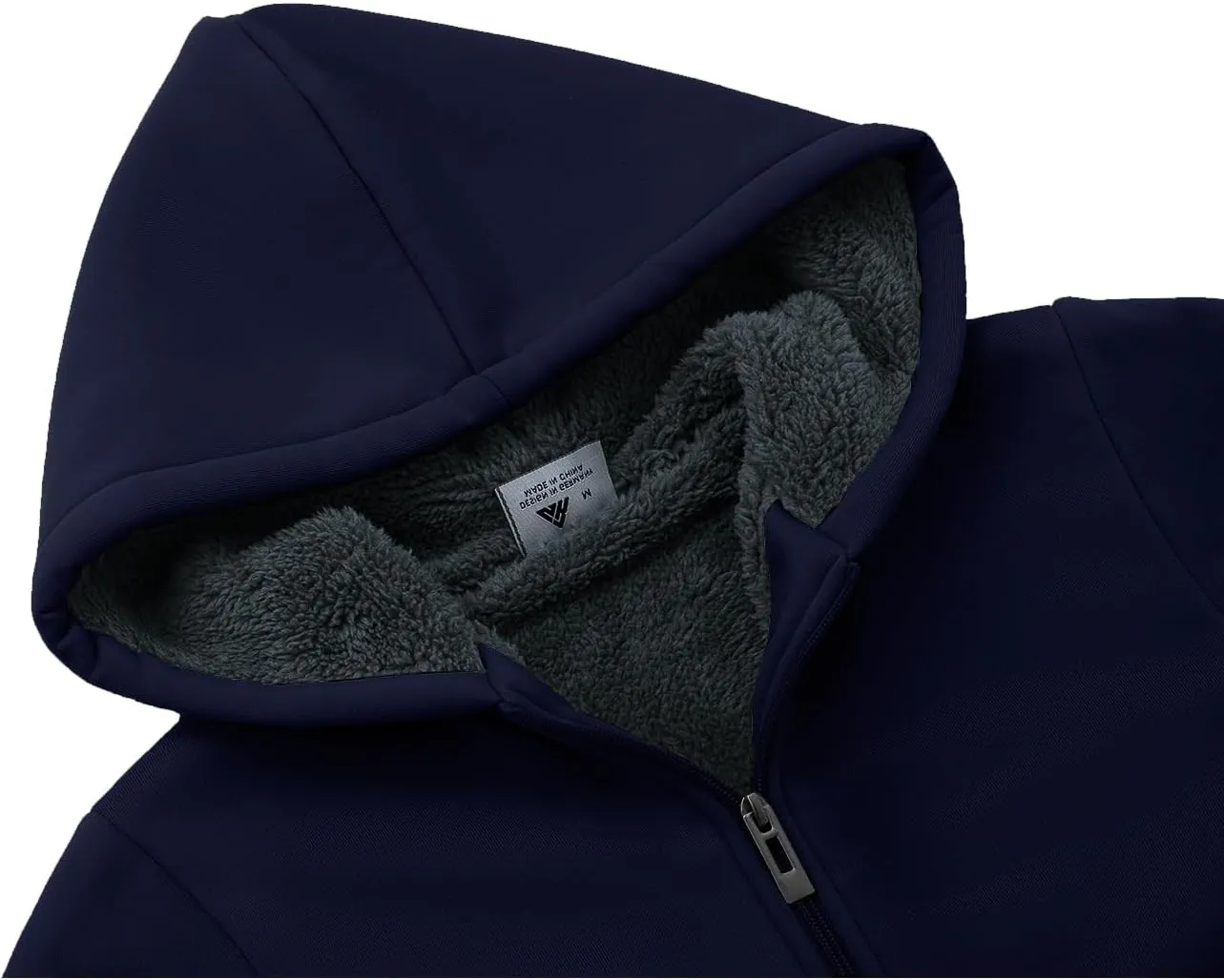 SWISSWELL Kids Fleece Hoodie Full Zip Hooded Sweatshirt Long Sleeve Cozy Jacket for Boys and Girls 6-15 Years Old