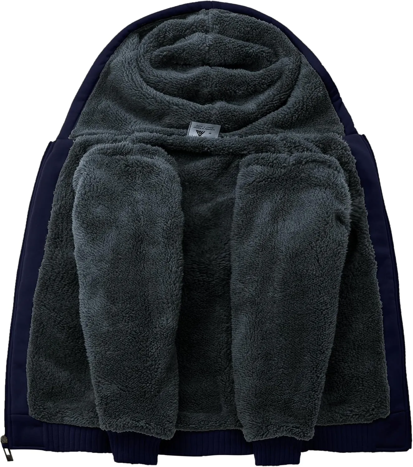 SWISSWELL Kids Fleece Hoodie Full Zip Hooded Sweatshirt Long Sleeve Cozy Jacket for Boys and Girls 6-15 Years Old