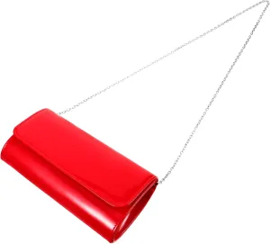 TENDYCOCO Phone Bag Party Elegant Bag Clutch for Women Bag for Women Party Evening Bag Women Clutch Elegant Style Clutch Bag Women Long Wallet Convenient Clutch Bag Storage Bag Pu Red