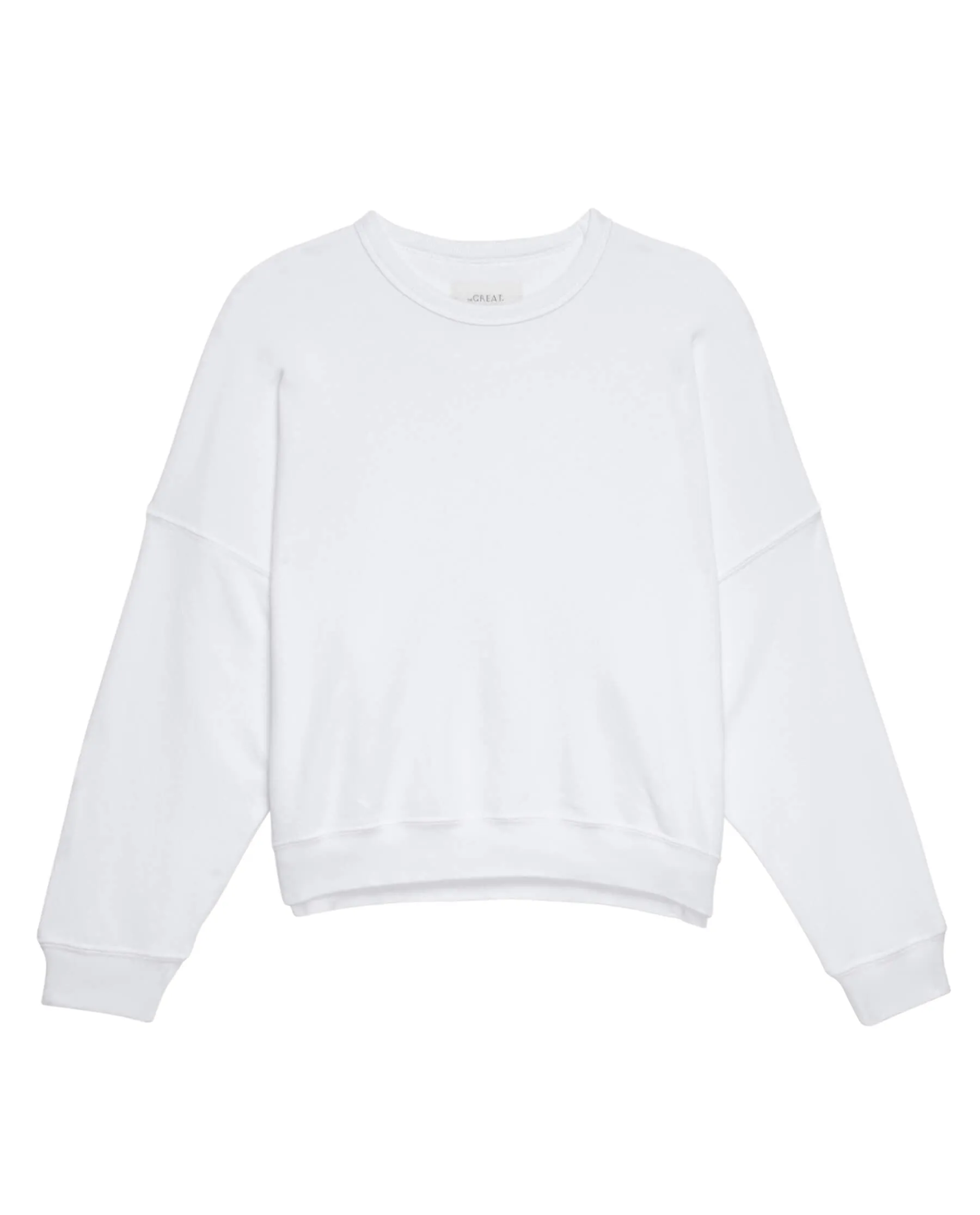 The Teammate Sweatshirt. Solid -- True White