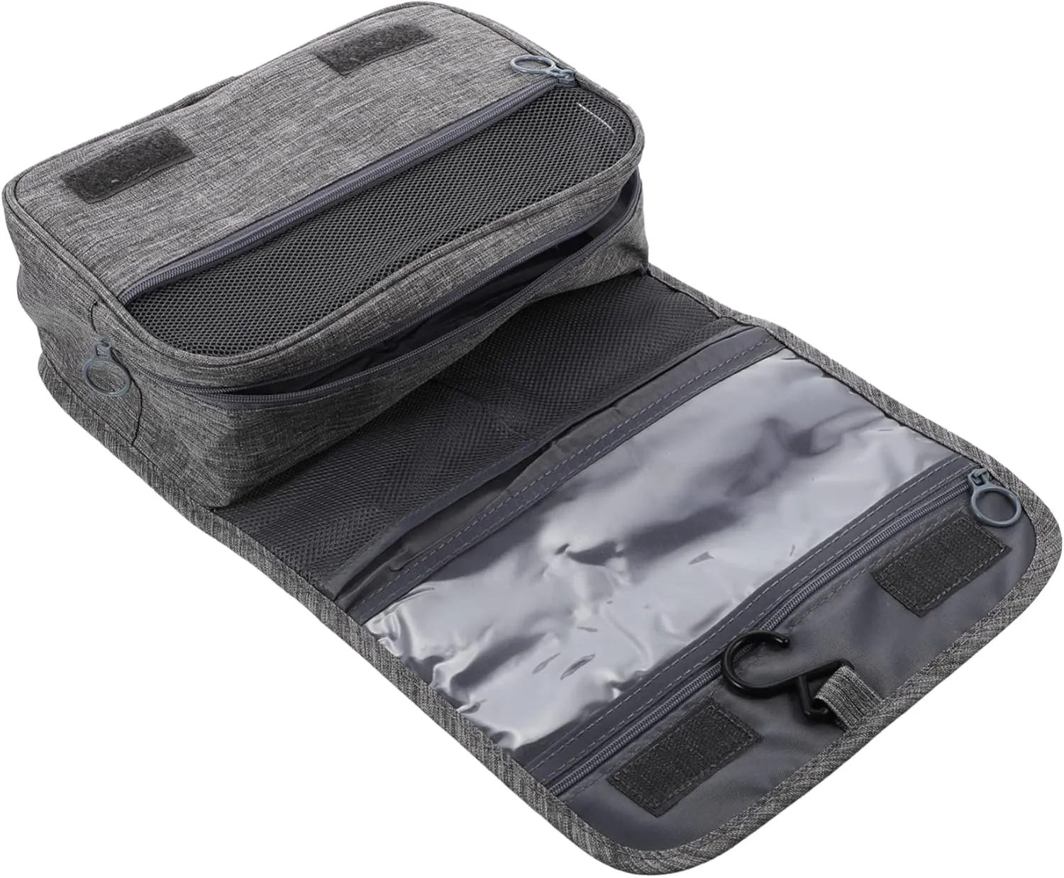 Travel Toiletry Bag Hooks Large Capacity Makeup Bag Skincare Holder Folding Lightweight for Women