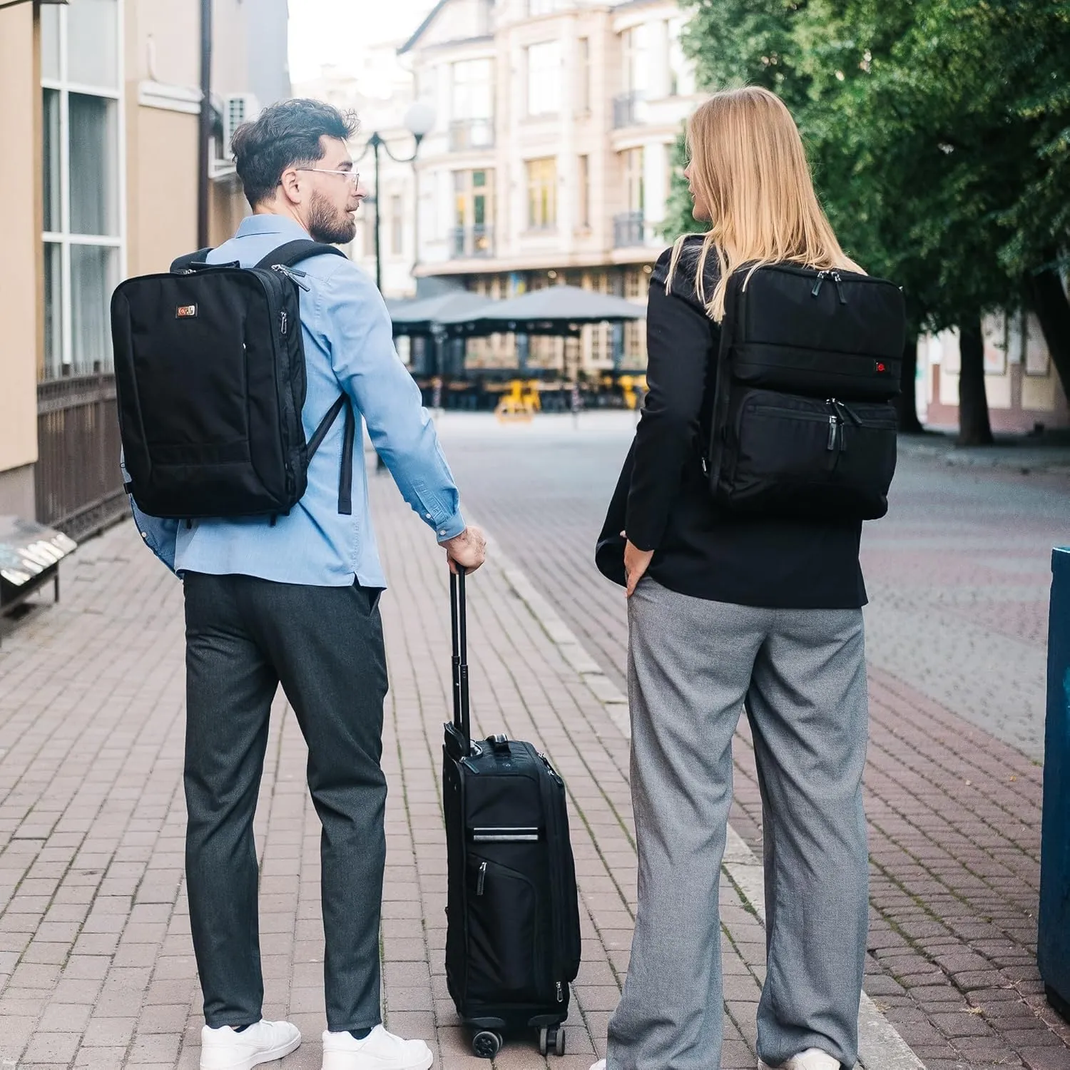 Trilogy Expandable Spinner (Black): Fits under-seat on most airplanes. Two convenient side pockets! Expandable, with solid base for strength and stability. 4-wheel design glides through airports!