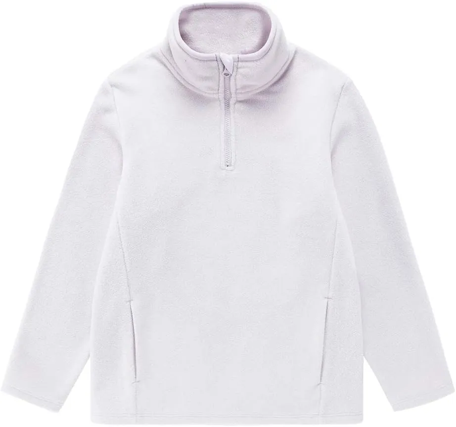 UNACOO Kids Boy's and Girl's Neck-Zip Warm and Cozy Polar Fleece Jacket with Hight Collar (Age 3-12 Years)