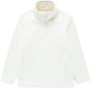 UNACOO Kids Boy's and Girl's Neck-Zip Warm and Cozy Polar Fleece Jacket with Hight Collar (Age 3-12 Years)
