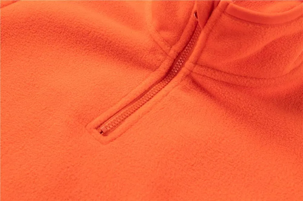 UNACOO Kids Boy's and Girl's Neck-Zip Warm and Cozy Polar Fleece Jacket with Hight Collar (Age 3-12 Years)