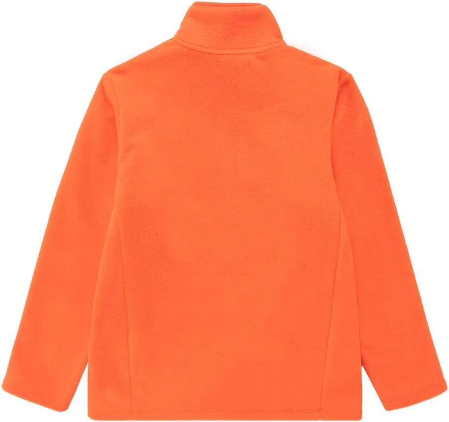 UNACOO Kids Boy's and Girl's Neck-Zip Warm and Cozy Polar Fleece Jacket with Hight Collar (Age 3-12 Years)