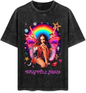 Unisex Vintage Oversized Drop Shoulder Short Sleeve T Shirt Novelty Wash Solid Tees Shirt Tops