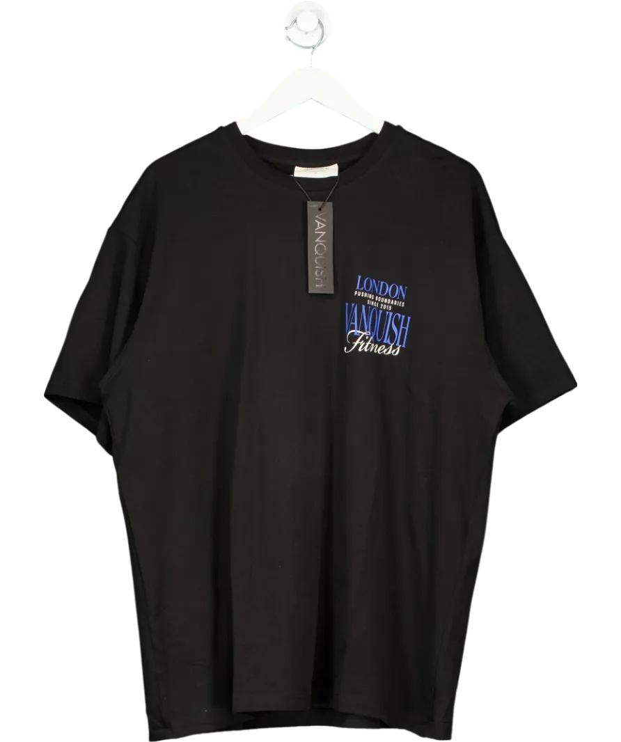 Vanquish Black Tsp Pushing Boundaries Oversized T Shirt UK M