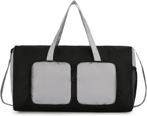 Versatile Travel Foldable Garment Bag with Adjustable Strap Large Waterproof Overnight Bag Beach Swim Bag for Sports Gym