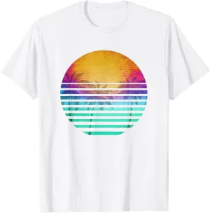 Vintage 80's Florida beach sunset retro t-shirt