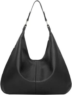 Vintage Hobo Bags for Women Stylish Slouchy Tote Purses for Traveling Vegan Leather Handbag with Large Capacity