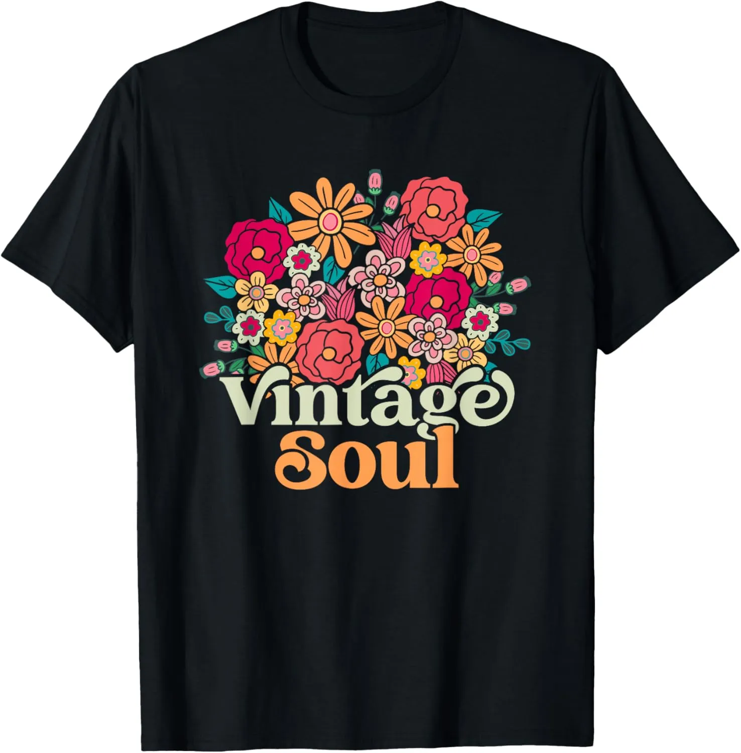 Vintage Soul Retro 70s 80s 90s Old School T-Shirt