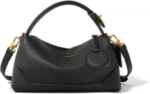Women's Genuine Leather Handbag Stylish Shoulder Crossbody Armpit Bag Pillow Bag Versatile Hand Carry Hobo Togo Stylish